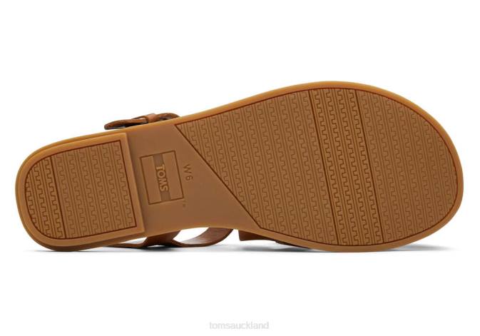 Women Brown Toms Sicily Sandal Shoes R26T247