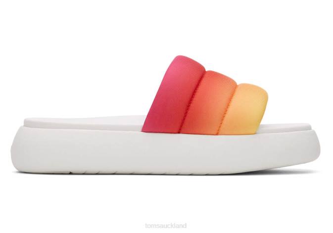 Women Ombre Rainbow Toms Mallow Slide Unity Shoes R26T270