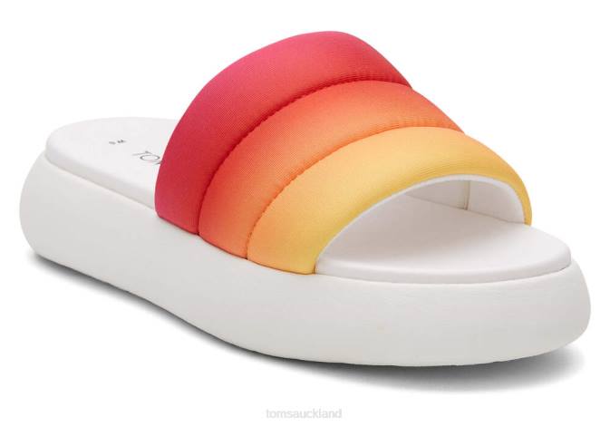 Women Ombre Rainbow Toms Mallow Slide Unity Shoes R26T270