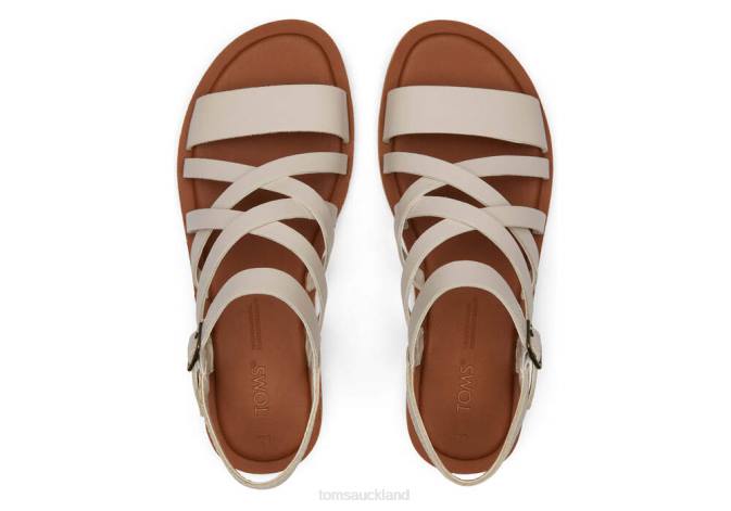 Women Putty Leather Toms Sephina Sandal Shoes R26T249