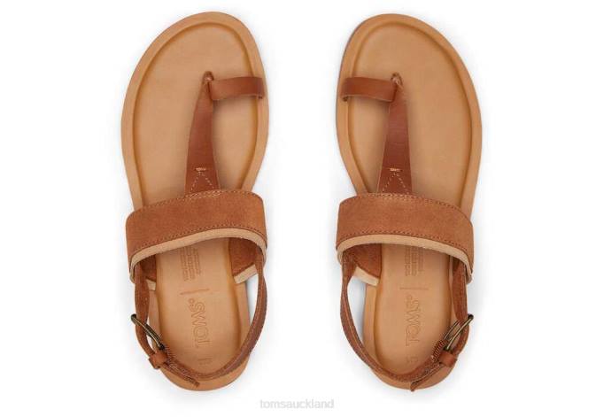 Women Tan Toms Bree Sandal Shoes R26T262