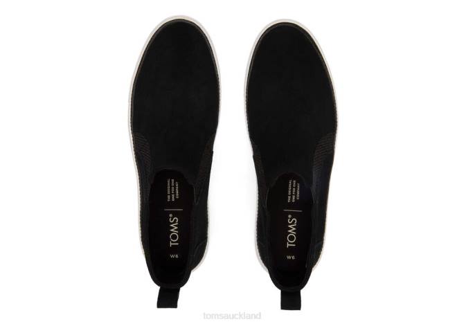 Women Black Toms Bryce Slip On Shoes R26T290