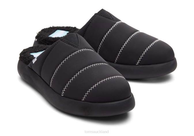 Women Black Toms KROST Mallow Mule Shoes R26T283