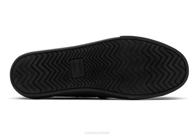 Women Black on Black Toms Cupsole Alpargata Shoes R26T273