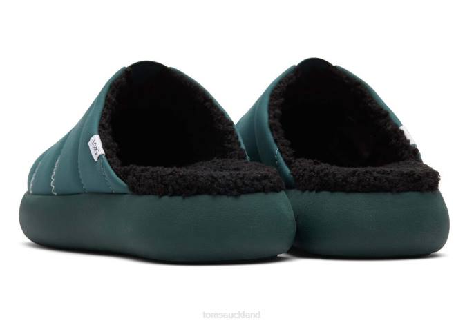 Women Green Toms KROST Mallow Mule Shoes R26T282