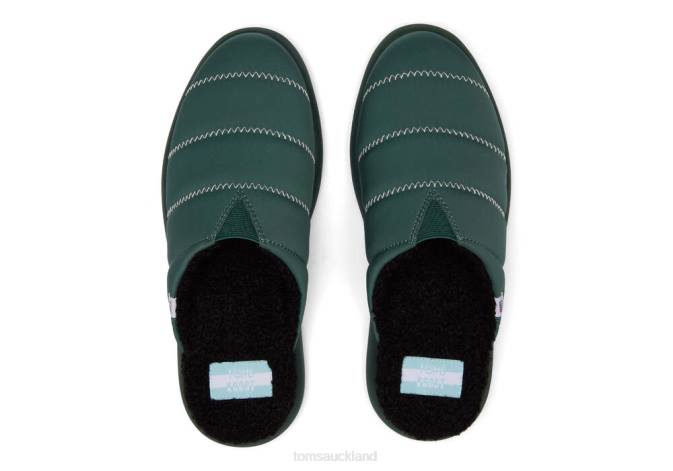 Women Green Toms KROST Mallow Mule Shoes R26T282