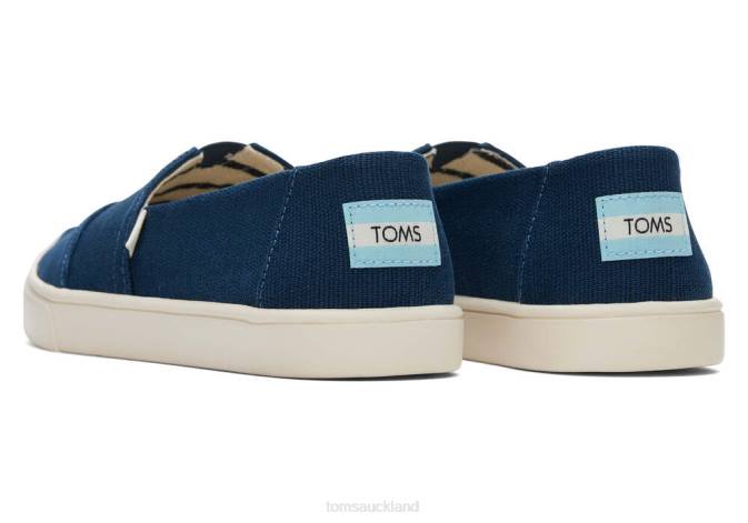 Women Majolica Blue Toms Cupsole Alpargata Shoes R26T272