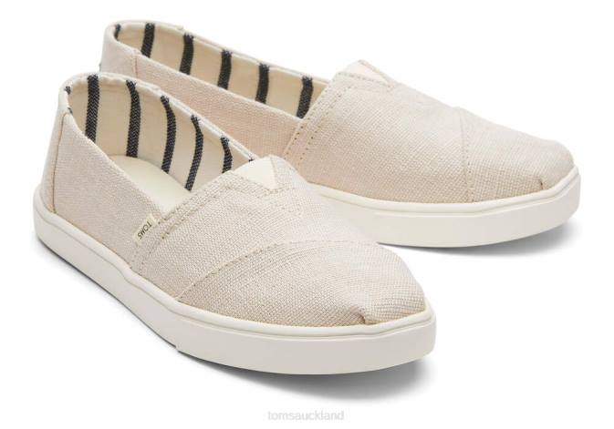 Women Natural Toms Cupsole Alpargata Shoes R26T274