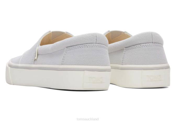 Women Grey Toms Fenix Slip On Shoes R26T316