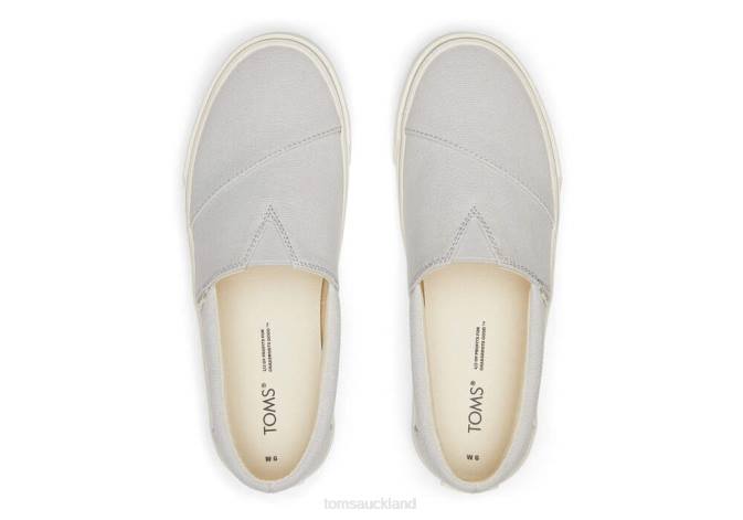 Women Grey Toms Fenix Slip On Shoes R26T316