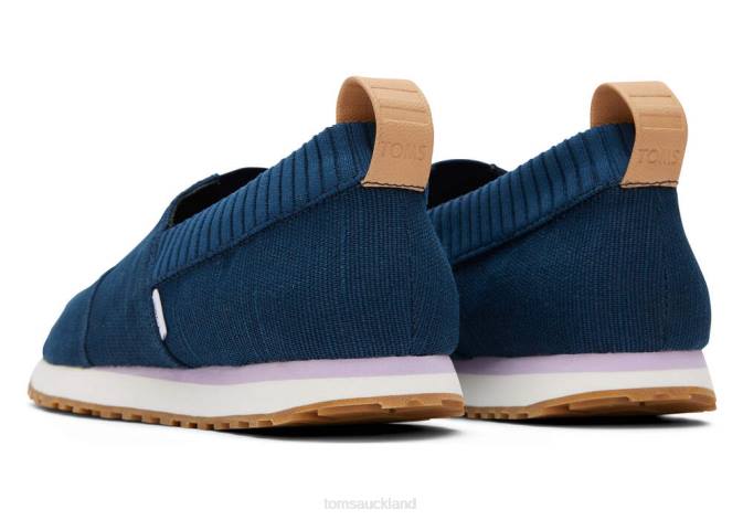 Women Majolica Blue Toms Resident Alpargata Shoes R26T302