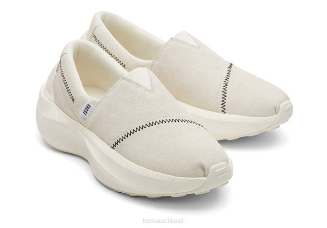 Women Natural Suede Toms KROST Gamma Trainers Shoes R26T314