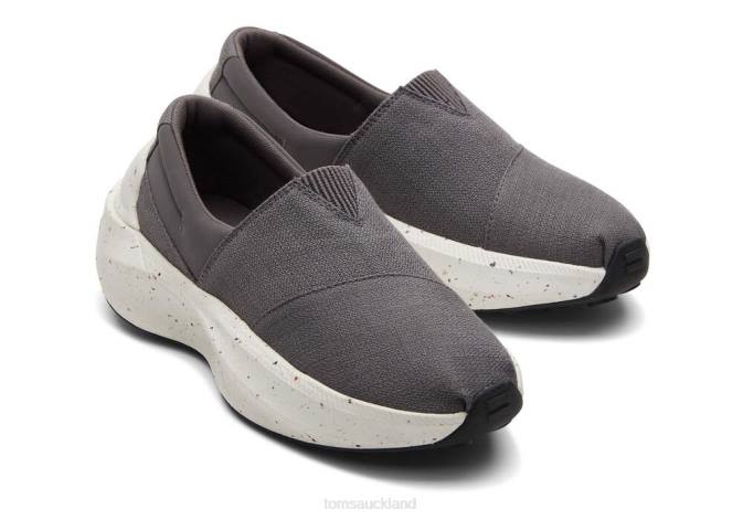 Women Pavement Grey Toms Gamma Eco-Trainers Shoes R26T306