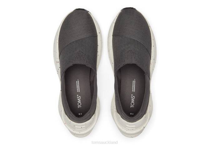 Women Pavement Grey Toms Gamma Eco-Trainers Shoes R26T306