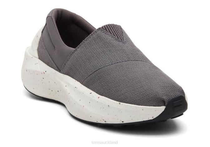 Women Pavement Grey Toms Gamma Eco-Trainers Shoes R26T306