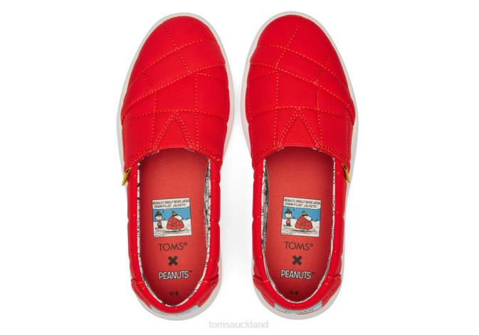 Women Red Toms Mallow Alpargata Snoopy Shoes R26T308