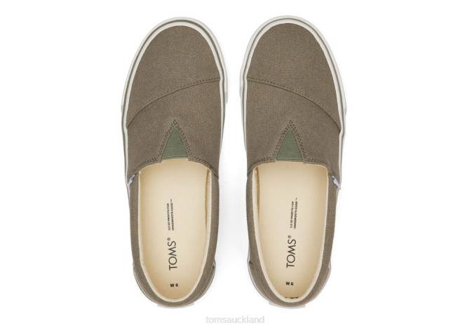 Women Vetiver Grey Toms Fenix Shoes R26T294