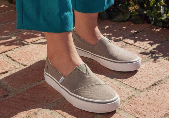 Women Vetiver Grey Toms Fenix Shoes R26T294