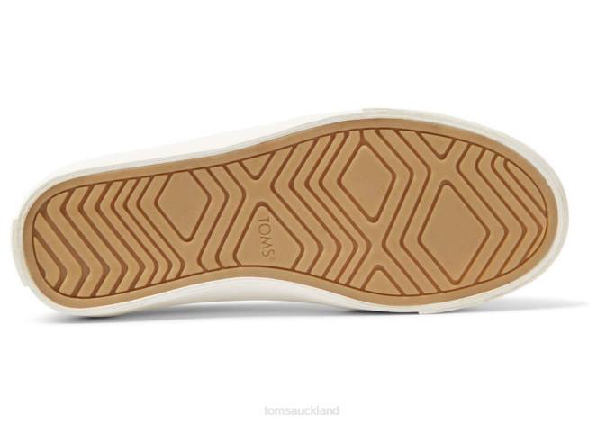 Women White Leather Toms Fenix Trainers Shoes R26T301