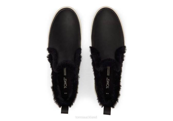 Women black Toms Bryce Slip On Shoes R26T307